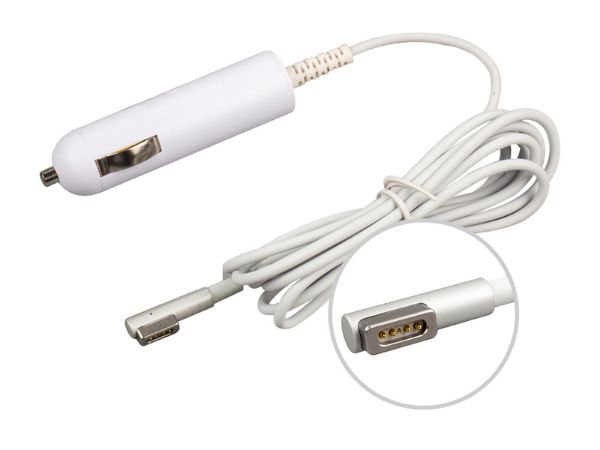 16.5V 3.65A 60W suit Apple laptop with MagSafe adapters Car Charger. Fast, convenient way to charge your Laptop as you travel.