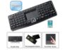 Universal Mini Bluetooth Keyboard/Touchpad compatible with IPhone and Bluetooth Devices. Compact, innovative design for presentations, PS3 and Media Centre.