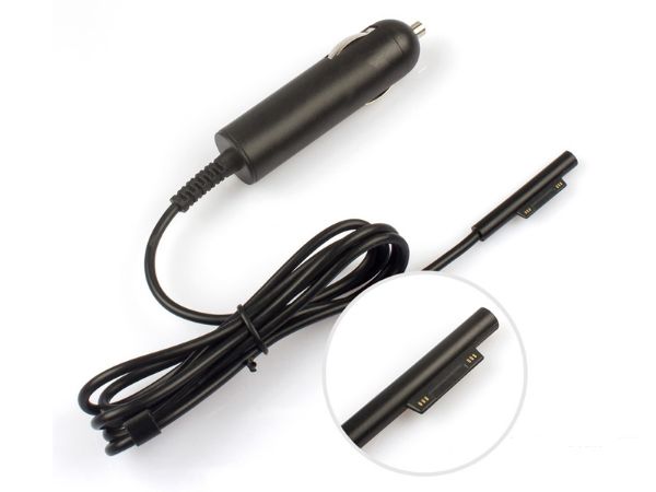6-Pin Car Charger for Microsoft Surface Pro 3 and Surface Pro 4, Microsoft Surface Pro 3 and Surface Pro 4 Car Charger