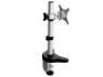LCD Monitor Stand, adjustable height with tilt and swivel positioning.