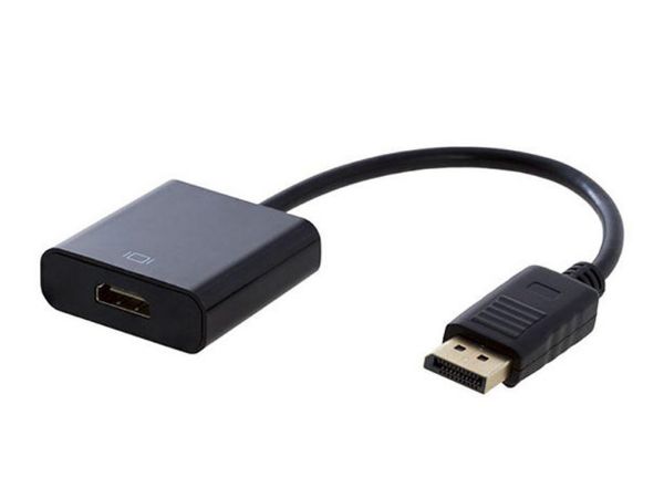 Connect a Display Port laptop or desktop to a HDMI compatible monitor, television or Projector.