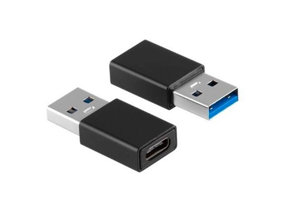 Plug in a USB-C Device into a standard USB port.