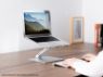 Stylish Laptop Stand with Adjustable Angle and Height.