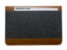 Grey and Brown Leather Style Sleeve designed for 13 inch Laptops. 