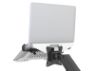 Laptop Tray attachment for height adjustable arms mounts and monitor stands that are compatible with VESA mounting